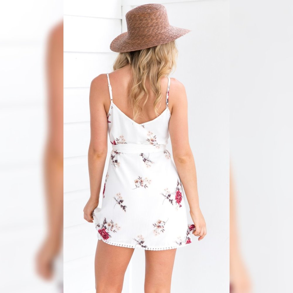 Summer Boho Spaghetti Suspender Dress - Picture 2 of 8